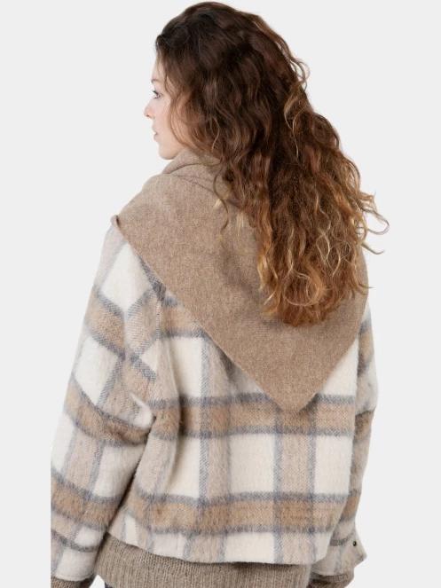 Barts Darty Scarf női sál barna színben 5