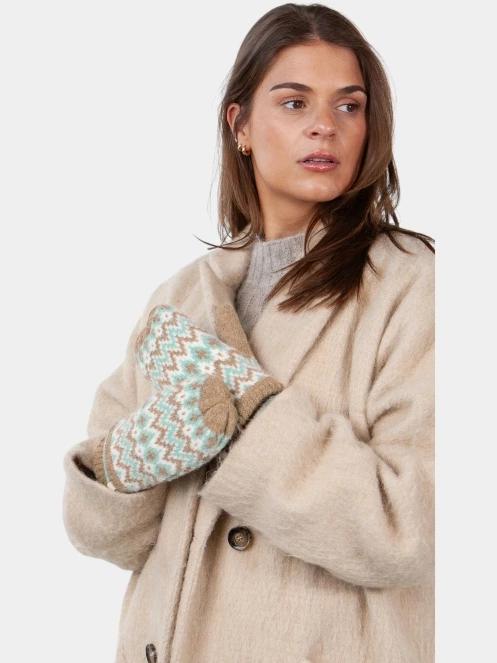 Barts Nakarah Mitts női egyujjas kesztyű barna színben 4