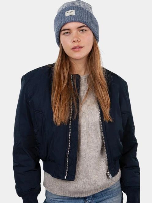 Barts Negomba Beanie női kötött sapka kék színben 3