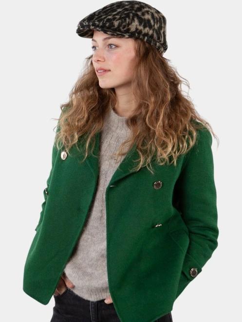 Barts Systa Cap női svájci sapka barna színben 4