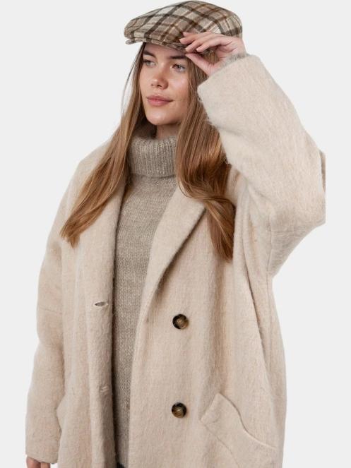 Barts Systa Cap női svájci sapka barna színben 4