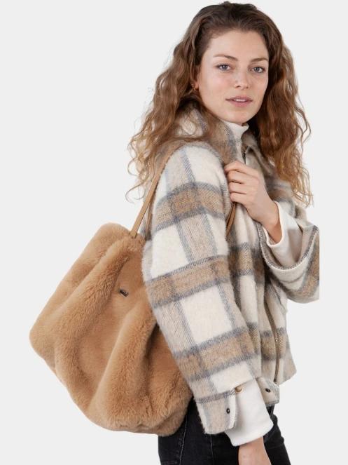 Barts Djupa Totebag női shopper táska barna színben 4