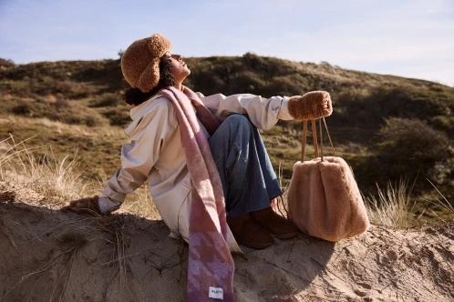 Barts Djupa Totebag női shopper táska barna színben 5
