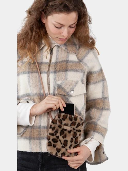 Barts Purida Phonebag női telefontok barna színben 4