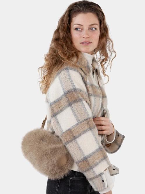 Barts Reydar Handbag női kézitáska barna színben 4