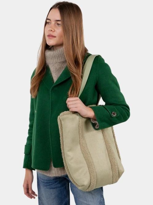 Barts Aedey Totebag női shopper táska zöld színben 4