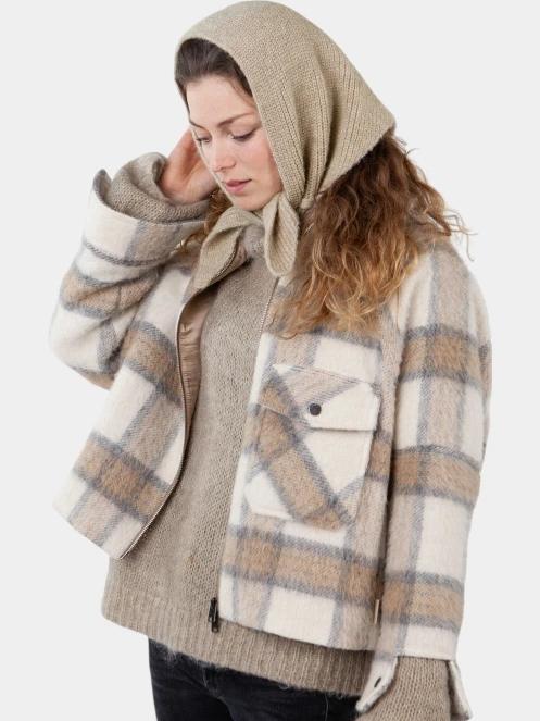 Barts Neolana Scarf női sál barna színben 4