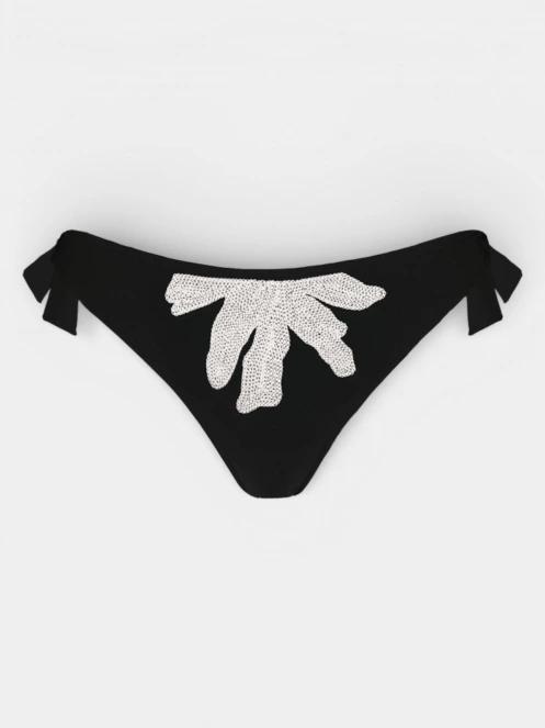 Barts Zimbra Cheeky Bum Side Ties női bikini alsó fekete színben 4
