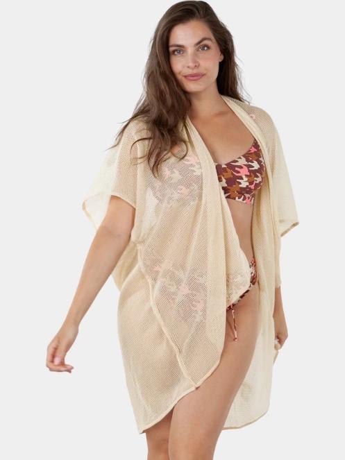 Barts Jacintou Kaftan női strandruha fehér színben 2