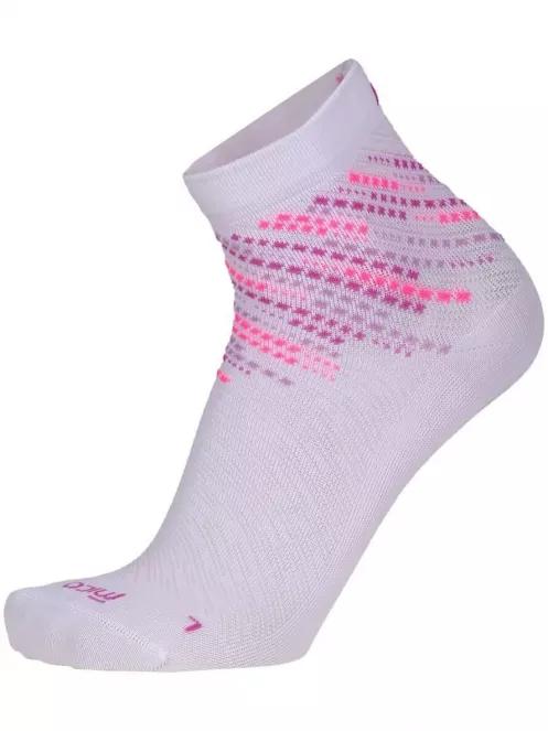 Mico Light W. X-Performance Run Wmn Crew Sock női sportzokni fehér színben 2