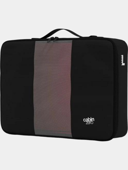 Cabin Zero Lux Packing Cube-Large bőrönd rendező fekete színben 3