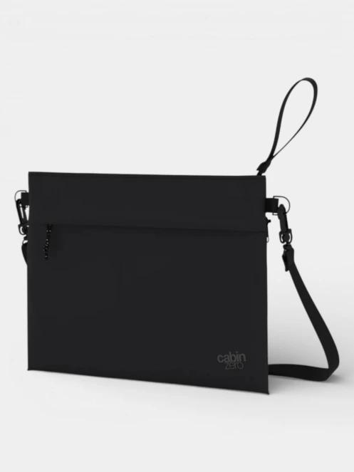 Cabin Zero Classic Sacoche válltáska fekete színben 3