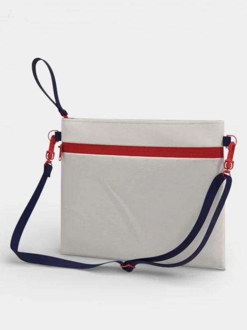 Cabin Zero Classic Sacoche válltáska fehér színben 5