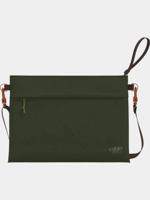 Cabin Zero Classic Sacoche válltáska oliva színben 2