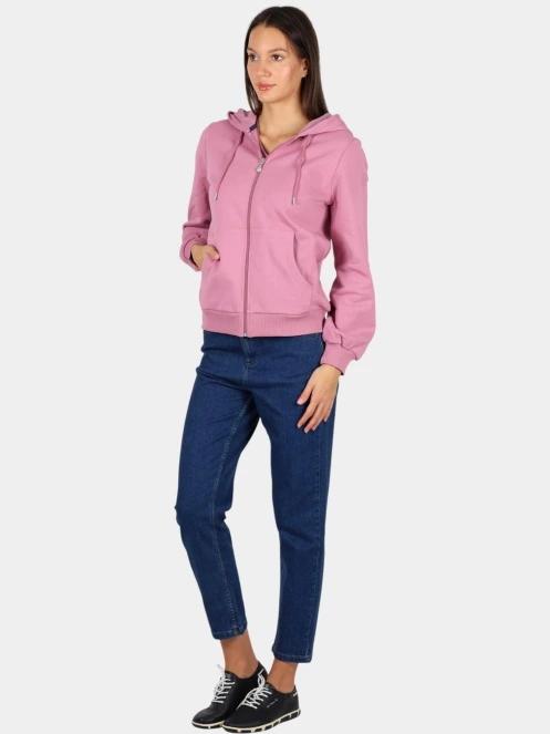 TBS Debrazip női kapucnis pulóver lila színben 5