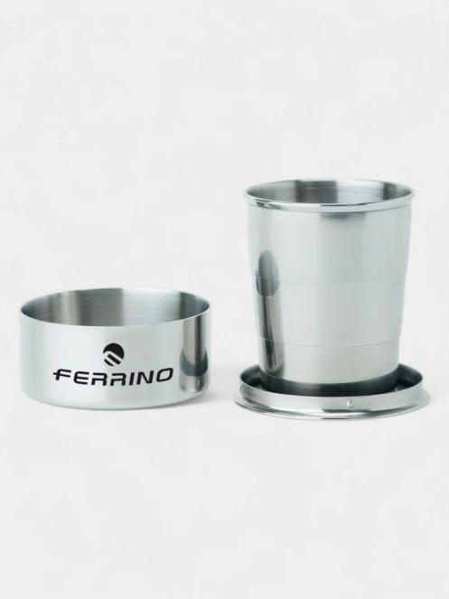 Ferrino Stainless Steel Foldable Tumbler összecsukható pohár szürke színben 2
