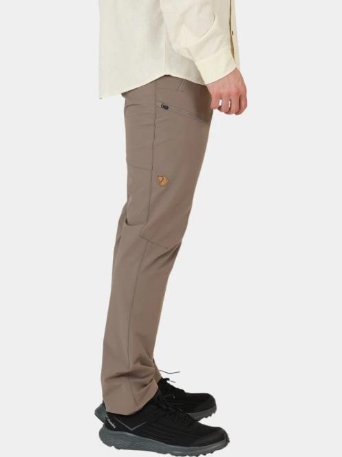 Fjallraven Abisko Trail Stretch Trousers M férfi túranadrág barna színben 5