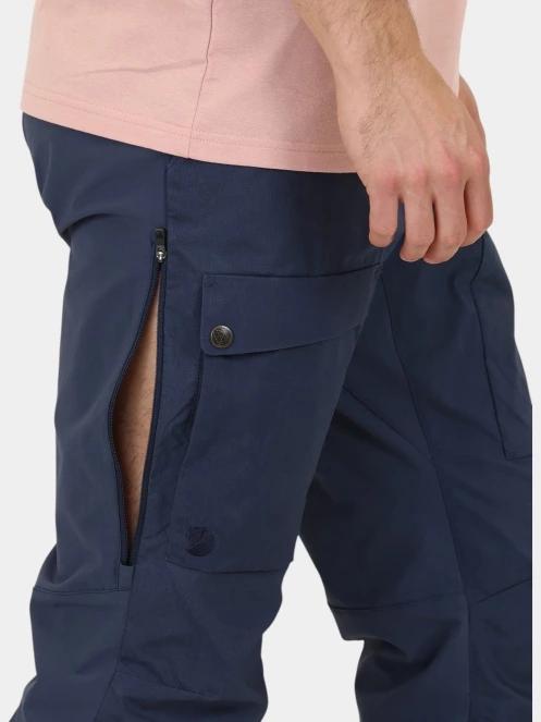 Fjallraven Abisko Hybrid Trail Trs M férfi túranadrág sötétkék színben 7