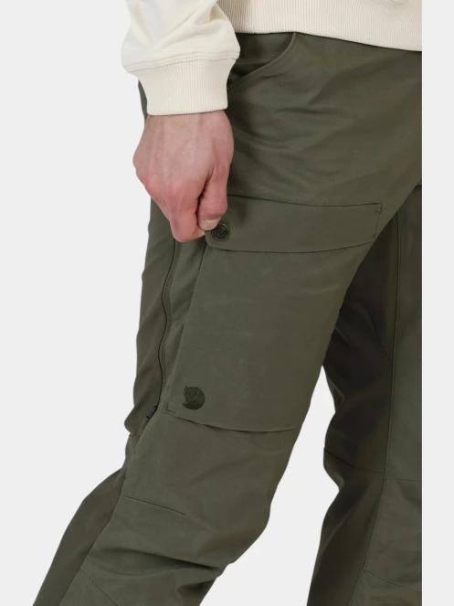 Fjallraven Abisko Hybrid Trail Trs M férfi túranadrág oliva színben 7