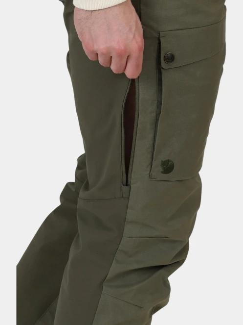 Fjallraven Abisko Hybrid Trail Trs M férfi túranadrág oliva színben 8