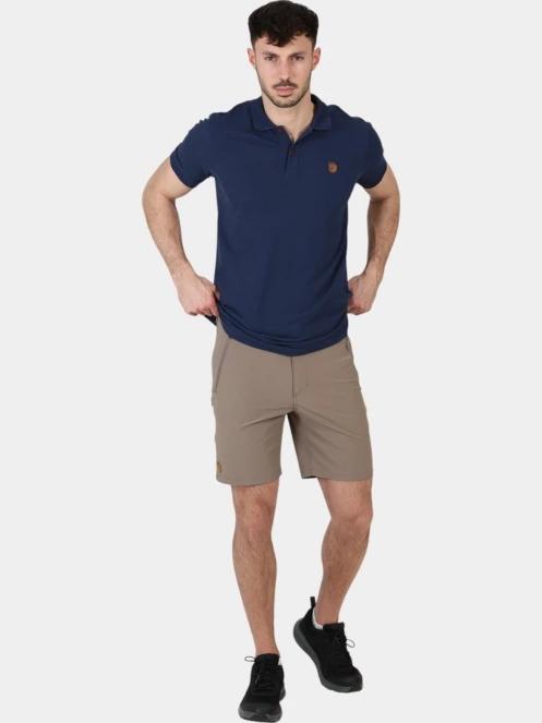 Fjallraven Abisko Trail Stretch Shorts M férfi túra rövidnadrág barna színben 7