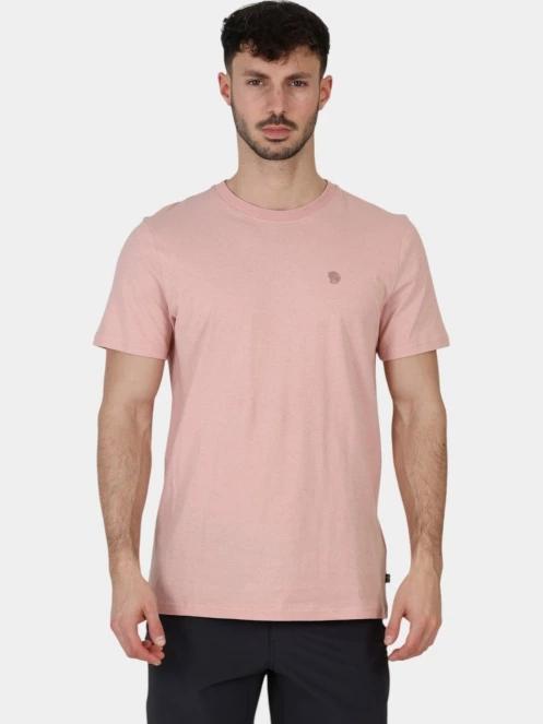 Fjallraven Hemp Blend T-shirt M férfi rövid ujjú póló rózsaszín színben 2
