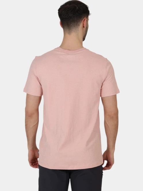 Fjallraven Hemp Blend T-shirt M férfi rövid ujjú póló rózsaszín színben 4