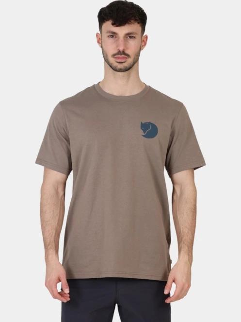 Fjallraven Walk With Nature T-shirt M férfi rövid ujjú póló barna színben 2