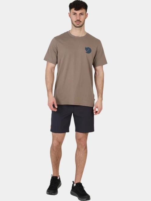 Fjallraven Walk With Nature T-shirt M férfi rövid ujjú póló barna színben 6