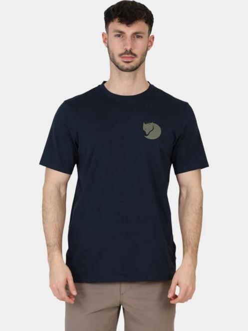 Fjallraven Walk With Nature T-shirt M férfi rövid ujjú póló sötétkék színben 2