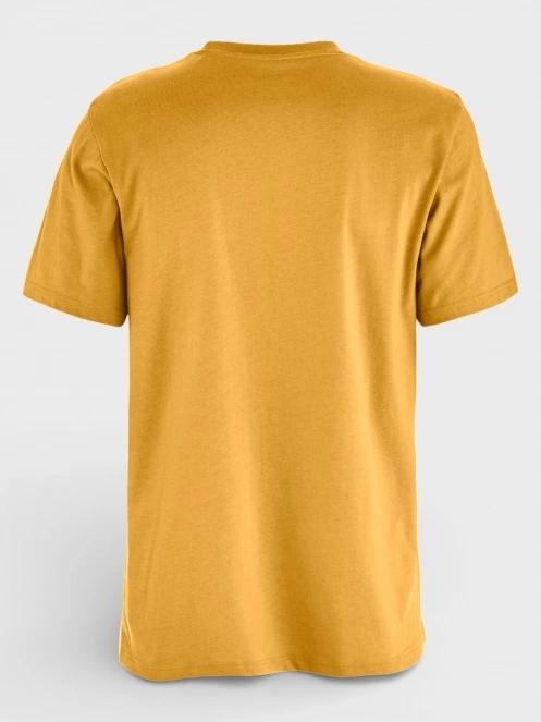 Fjallraven Multicolor Logo T-shirt M férfi rövid ujjú póló narancssárga színben 3