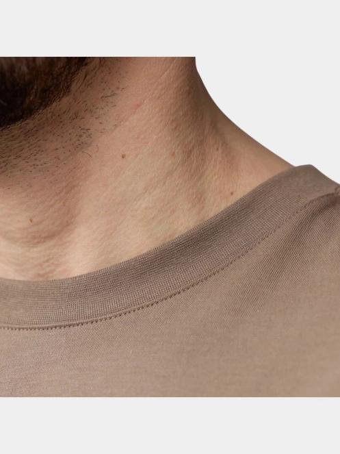 Fjallraven Multicolor Logo T-shirt M férfi rövid ujjú póló barna színben 5