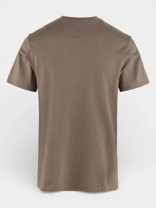 Fjallraven Multicolor Logo T-shirt M férfi rövid ujjú póló barna színben 7