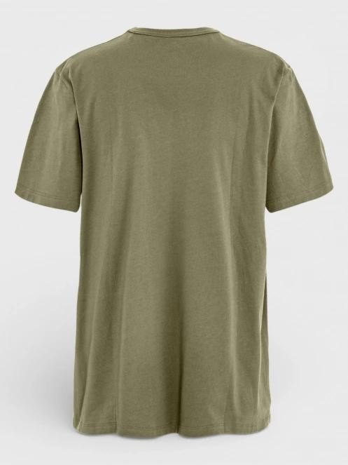 Fjallraven Fjällräven Relaxed T-Shirt M férfi rövid ujjú sport póló oliva színben 3