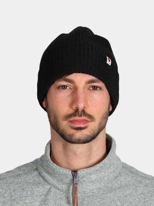 Fjallraven Fjällräven Rib Hat kötött sapka fekete színben 4