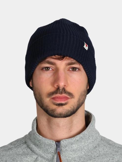 Fjallraven Fjällräven Rib Hat kötött sapka sötétkék színben 4