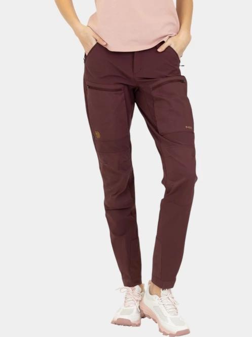 Fjallraven Keb Agile Trousers W női túranadrág piros színben 2