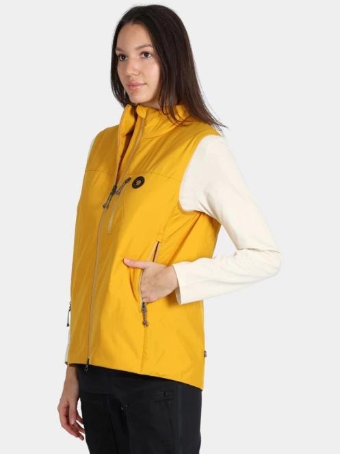 Fjallraven Bergtagen 60 Insulation vest W női mellény sárga színben 3