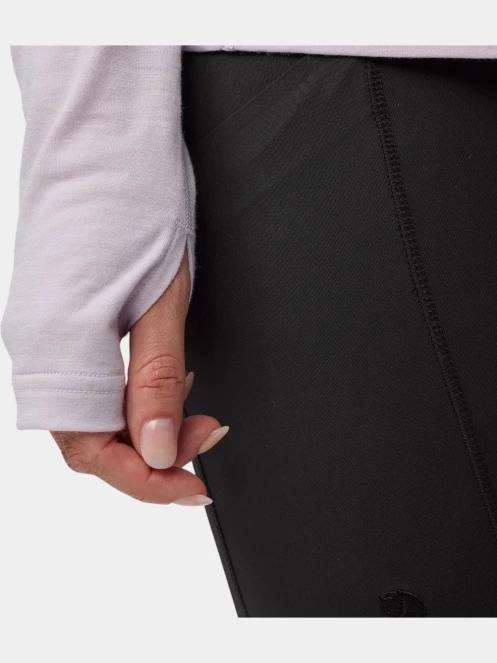 Fjallraven Abisko Wool Hoodie W női hosszú ujjú sport póló lila színben 8