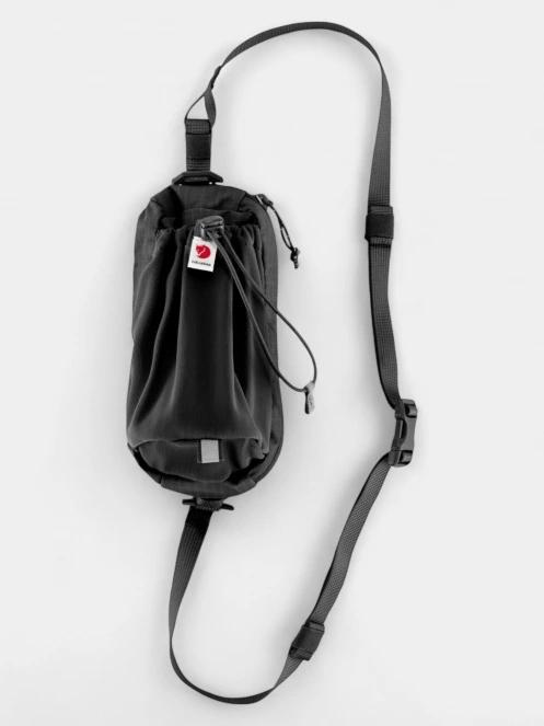 Fjallraven Abisko Bottle Pocket palacktartó táska fekete színben 4