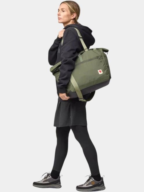 Fjallraven High Coast Tote 30 válltáska zöld színben 10