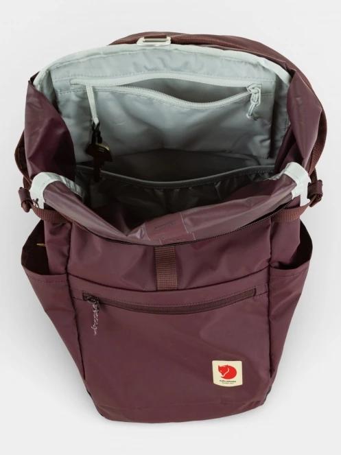 Fjallraven High Coast Foldsack 24 hátizsák bordó színben 4