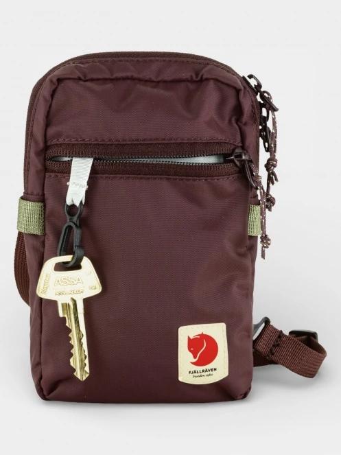 Fjallraven High Coast Pocket oldaltáska lila színben 4