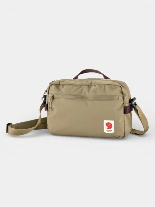 Fjallraven High Coast Crossbody oldaltáska oliva színben 4