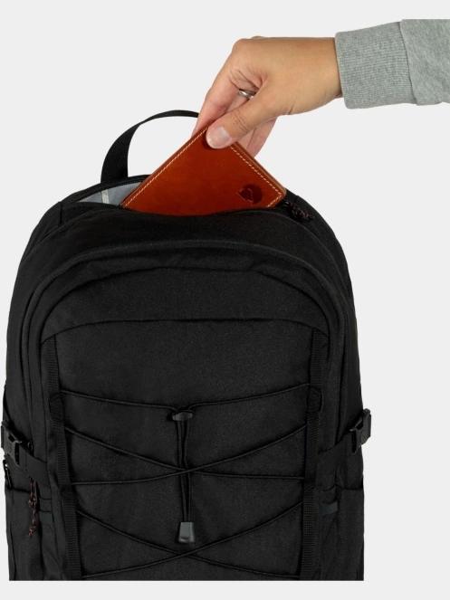 Fjallraven Skule 28 hátizsák fekete színben 6