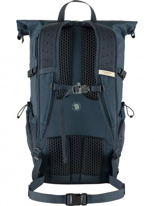 Fjallraven Abisko Hike Foldsack túrahátizsák sötétkék színben 4