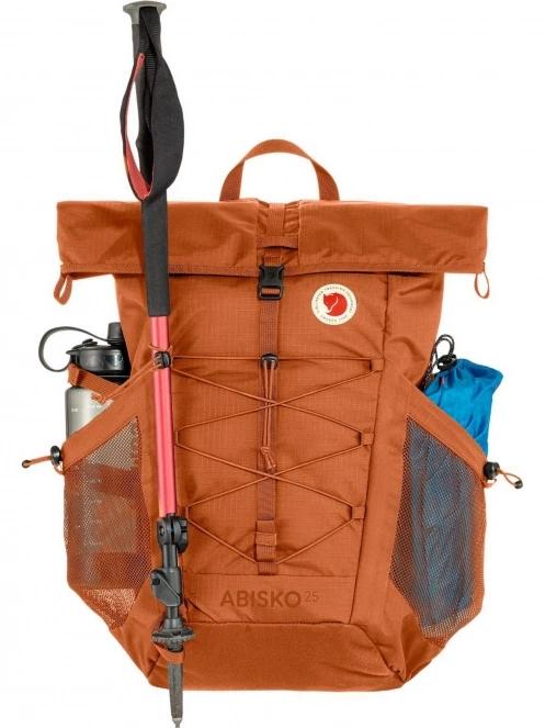 Fjallraven Abisko Hike Foldsack túrahátizsák narancssárga színben 6