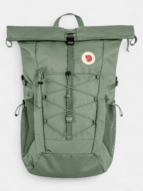 Fjallraven Abisko Hike Foldsack túrahátizsák zöld színben 2
