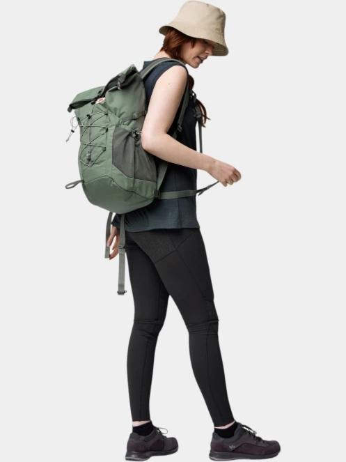 Fjallraven Abisko Hike Foldsack túrahátizsák zöld színben 6