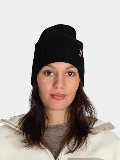 Fjallraven Classic Knit Hat kötött sapka fekete színben 2